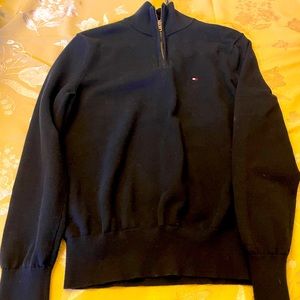 Mens Small Tommy Hilfiger half sip sweater